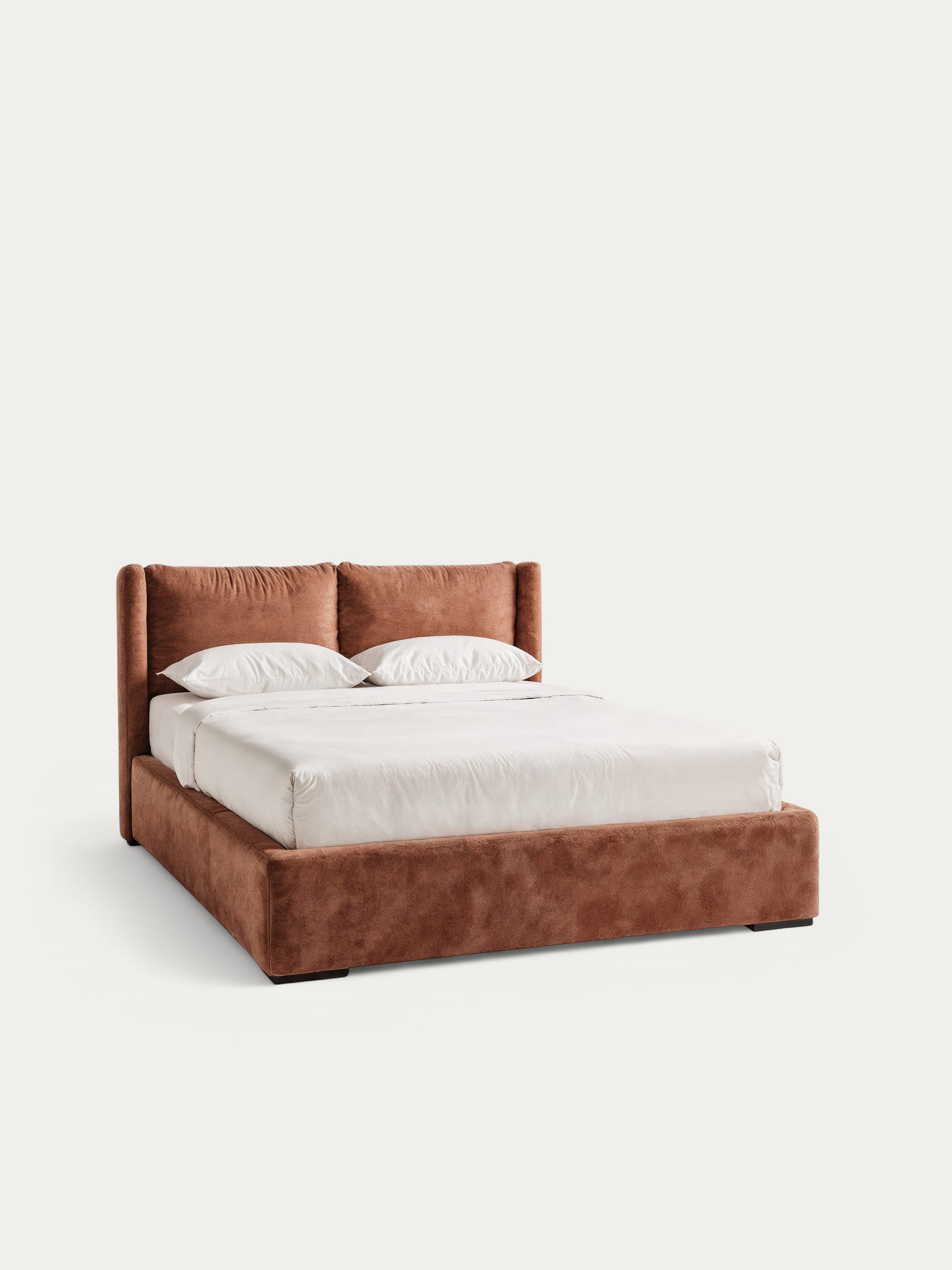 Padded Headboard Bed