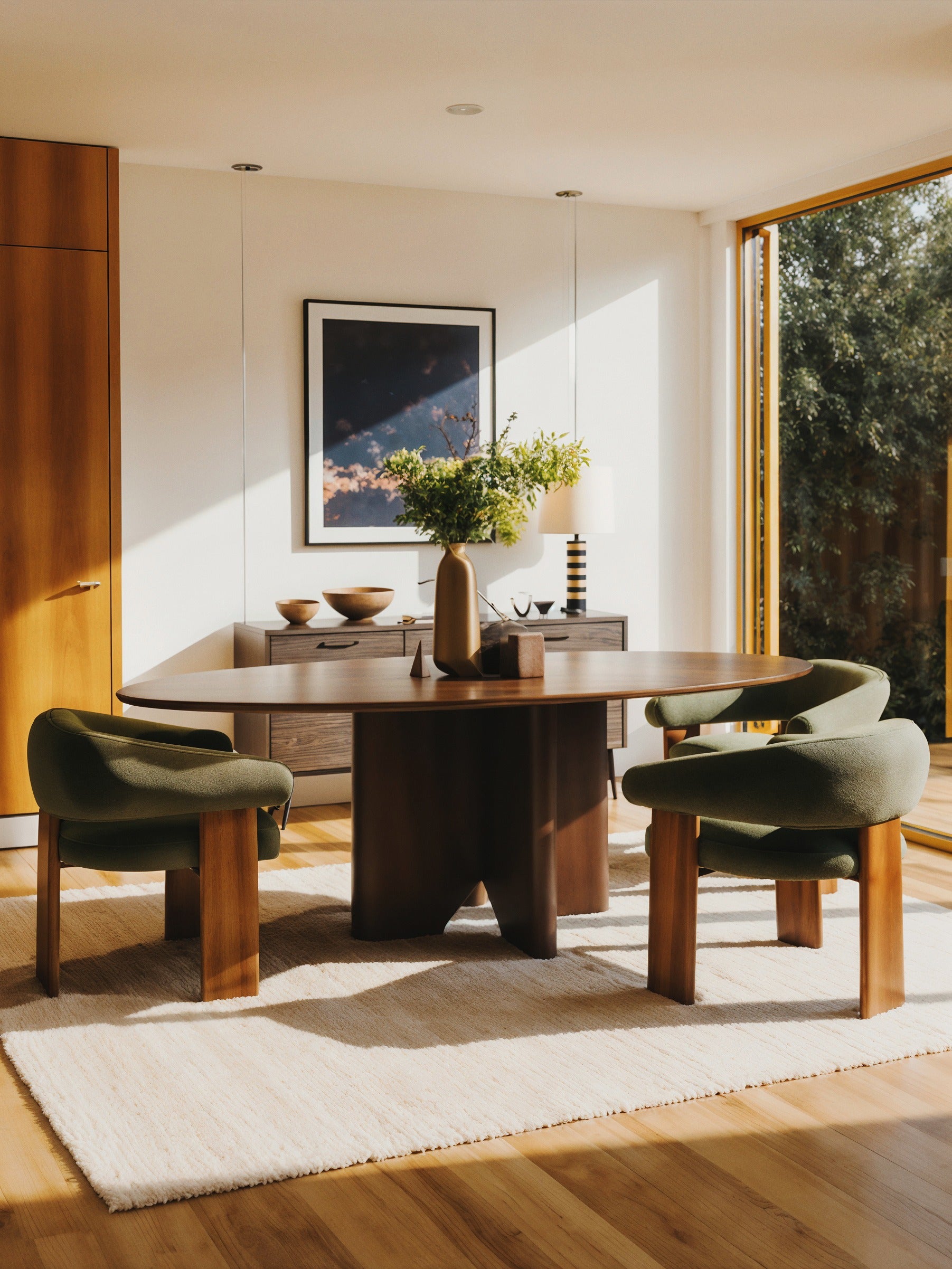 Crest Oval Table