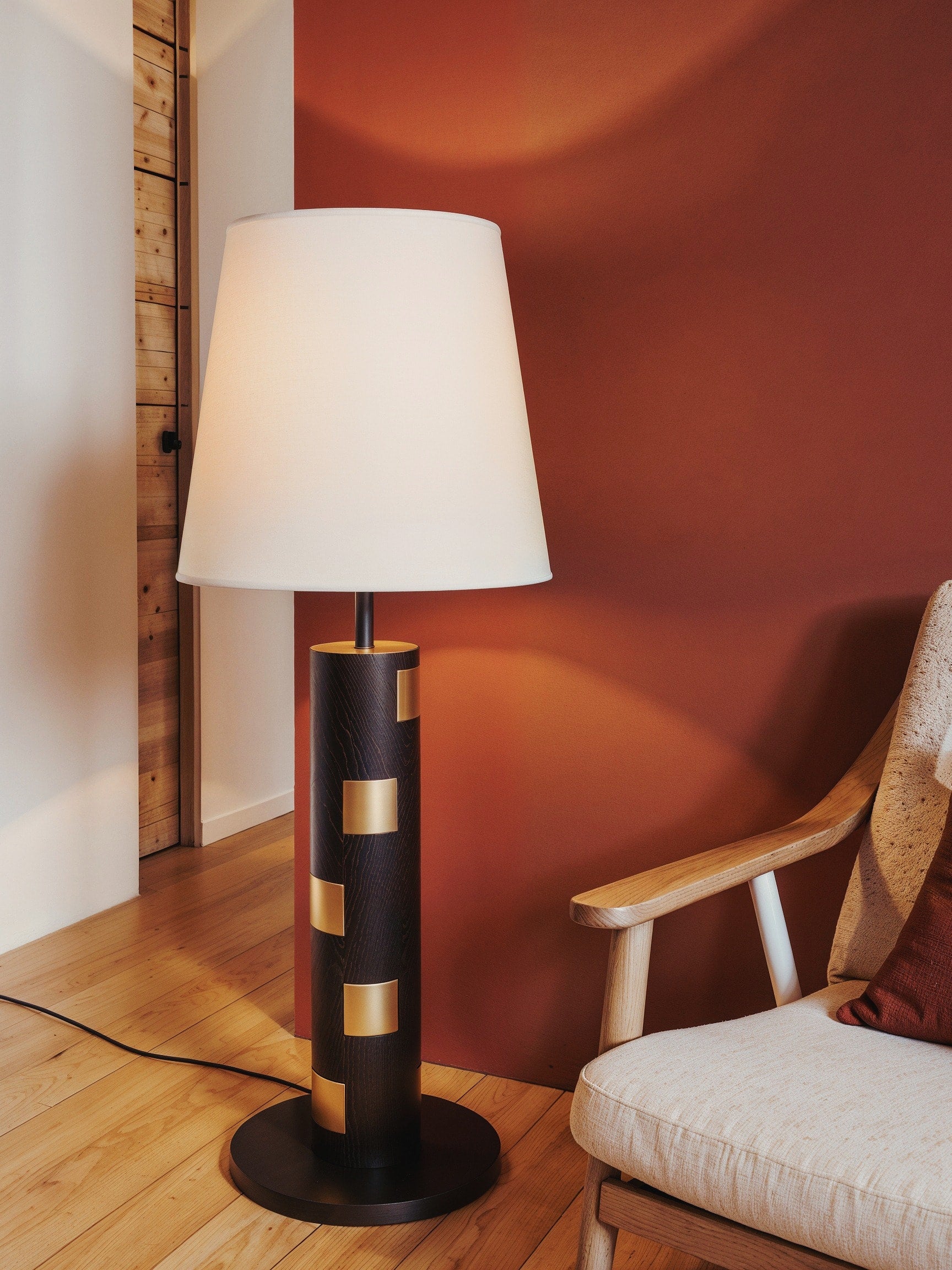 Blocksäulen-Stehlampe